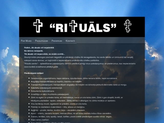 Rituāls apbedīšanas serviss, Neiko, IK